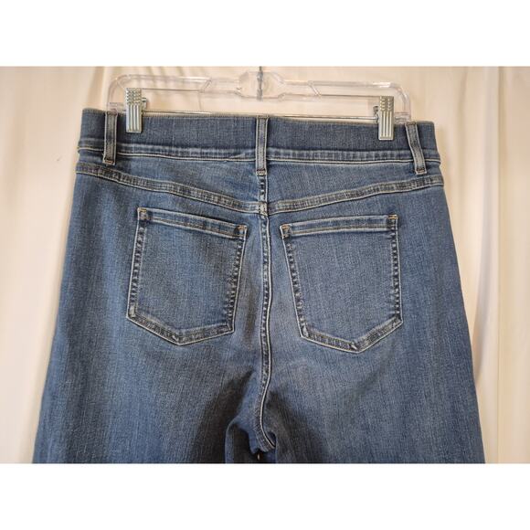 Spanx Wide Leg Cotton Blend Jeans Large - Picture 9 of 9